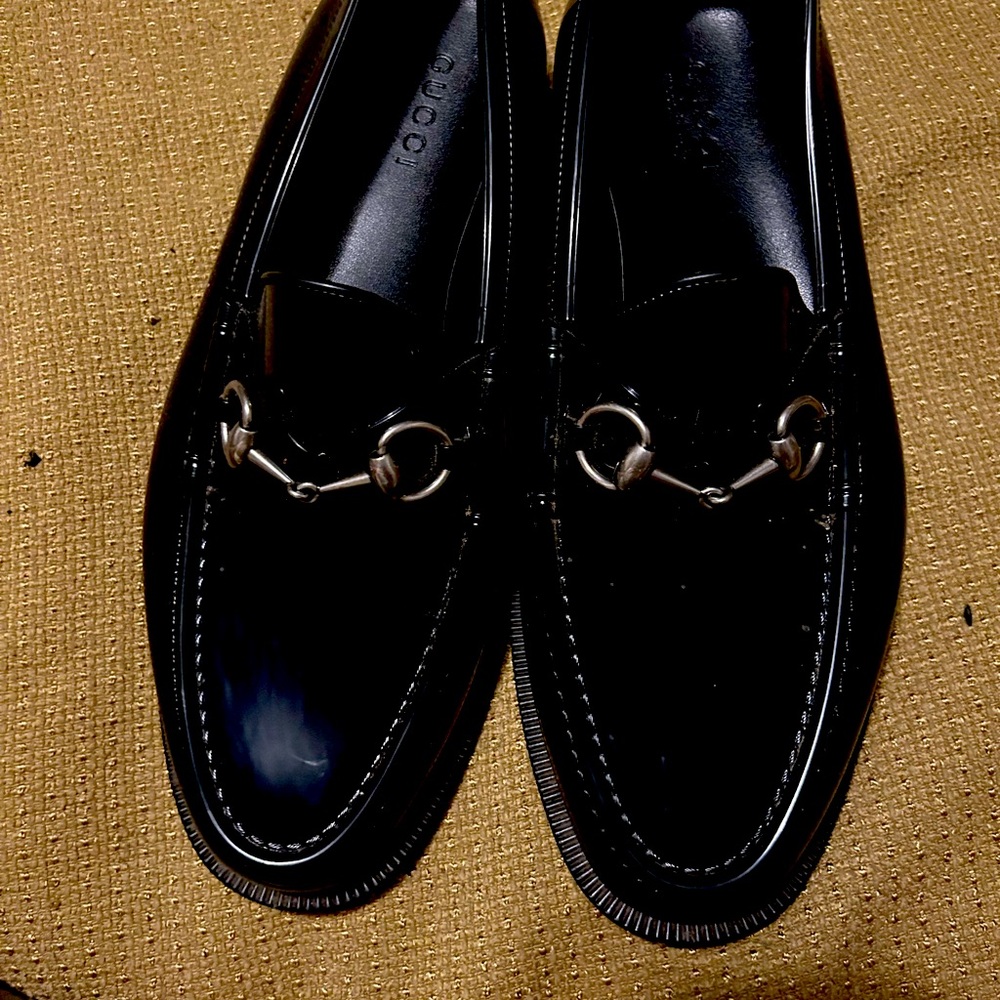 Gucci size 10 jelly horse bit loafers